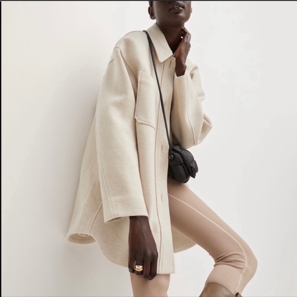 HM shirt jacket, shacket, utility jacket. 🔥🔥🔥Blogger Favorite, Sold Out.